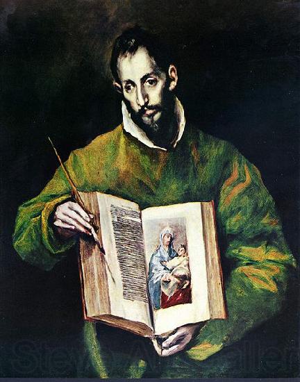 El Greco Hl. Lukas als Maler